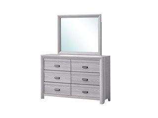 Adelaide Drift Wood 6-Drawer Dresser front view