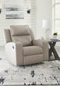 Lavenhorne Pebble Faux Leather Recliner front view