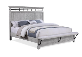 Beckett Gray Queen Bed front view