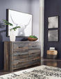 Drystan Multi-Color Rustic Industrial Dresser front view