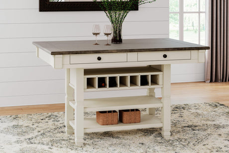 Bolanburg Two-tone Counter Height Dining Table front view