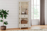 Bolanburg Antique White Display Cabinet front view