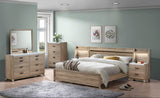 Tilston Brown Bedroom Set main bed view from front