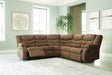 Partymate Brindle 2-Piece Reclining Sectional front view