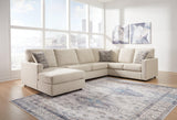 Edenfield Linen 3-Piece Sectional sofa main front view