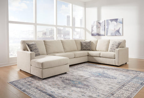 Edenfield Linen 3-Piece Sectional sofa main front view