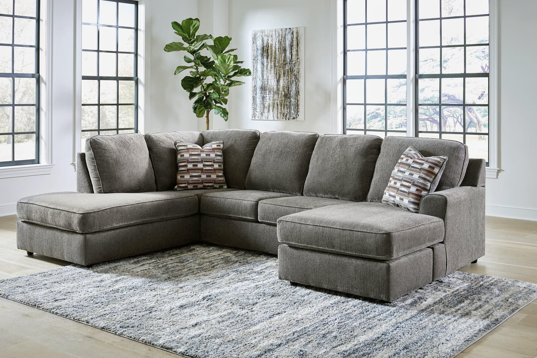 Main view of O'Phannon Putty 2-Piece Sectional with left arm chaise