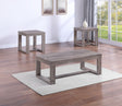 Knott Gray Coffee Table Set top view