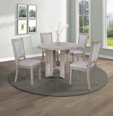 Amara Drift Wood Round Dining Room Set main view