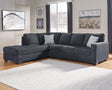Altari Slate Chenille sectional sofa main view