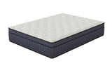 President 14 inch Plush Hybrid Queen Mattress top view
