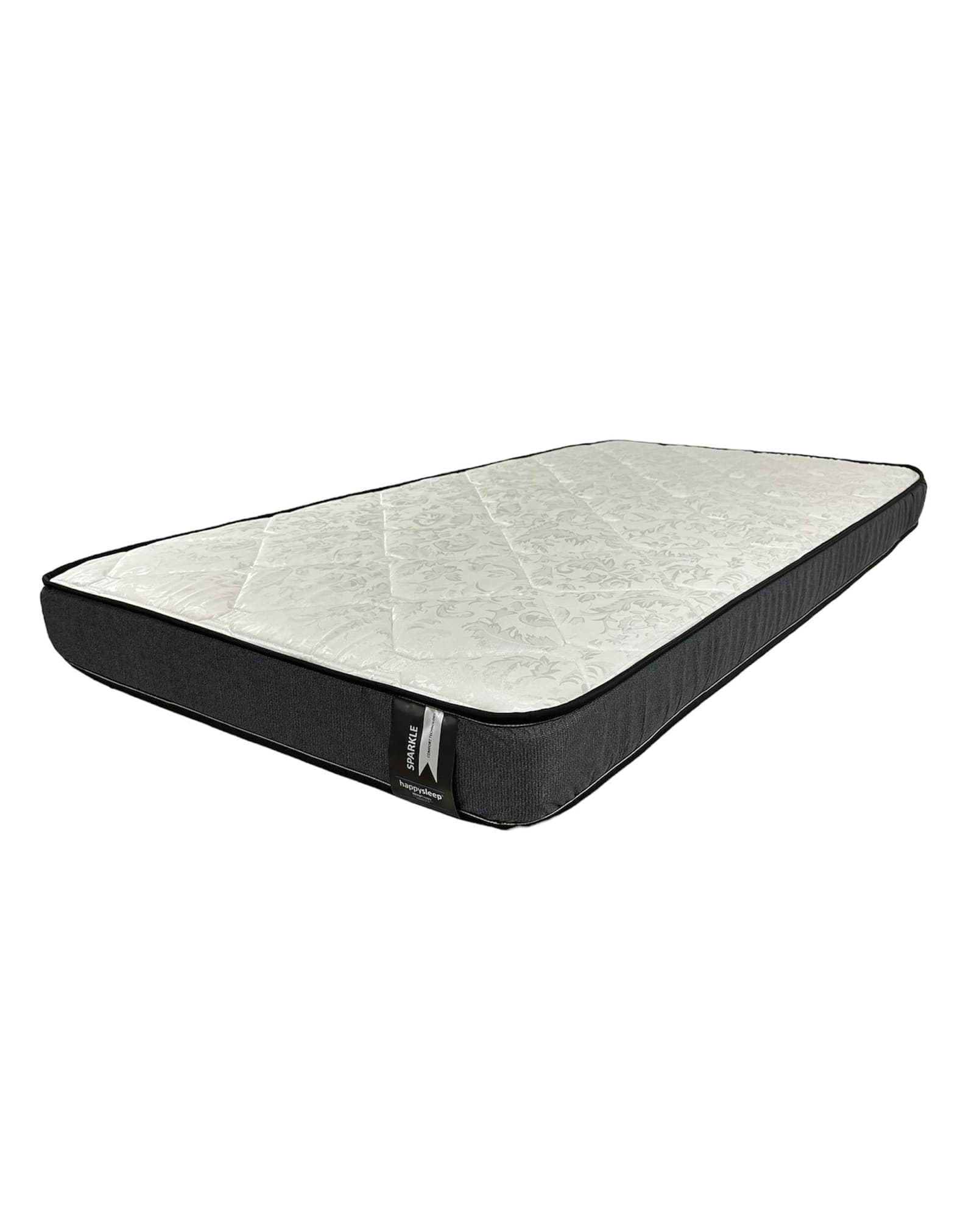 Crystal 6" Medium Foam Twin Mattress angled view