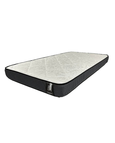 Crystal 6" Medium Foam Twin Mattress angled view