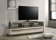 Patterson Natural Gray TV Stand front view