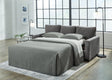 Rannis Pewter Chenille Queen Sofa Sleeper front view