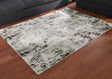 Greyland Multi 5' x 7' rug front view showing abstract design