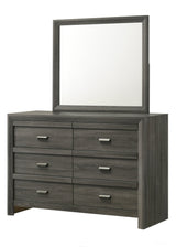Valor Gray Dresser front view