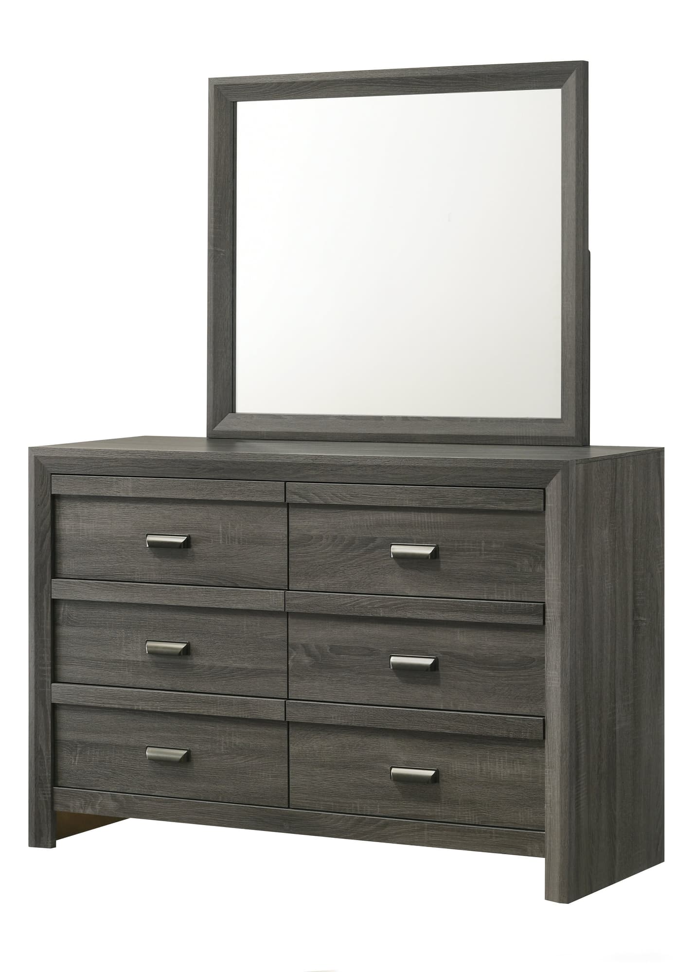 Valor Gray Dresser front view