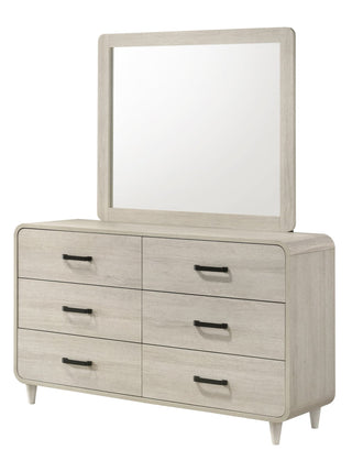 Nyomi White Dresser front view