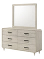 Nyomi White Dresser front view