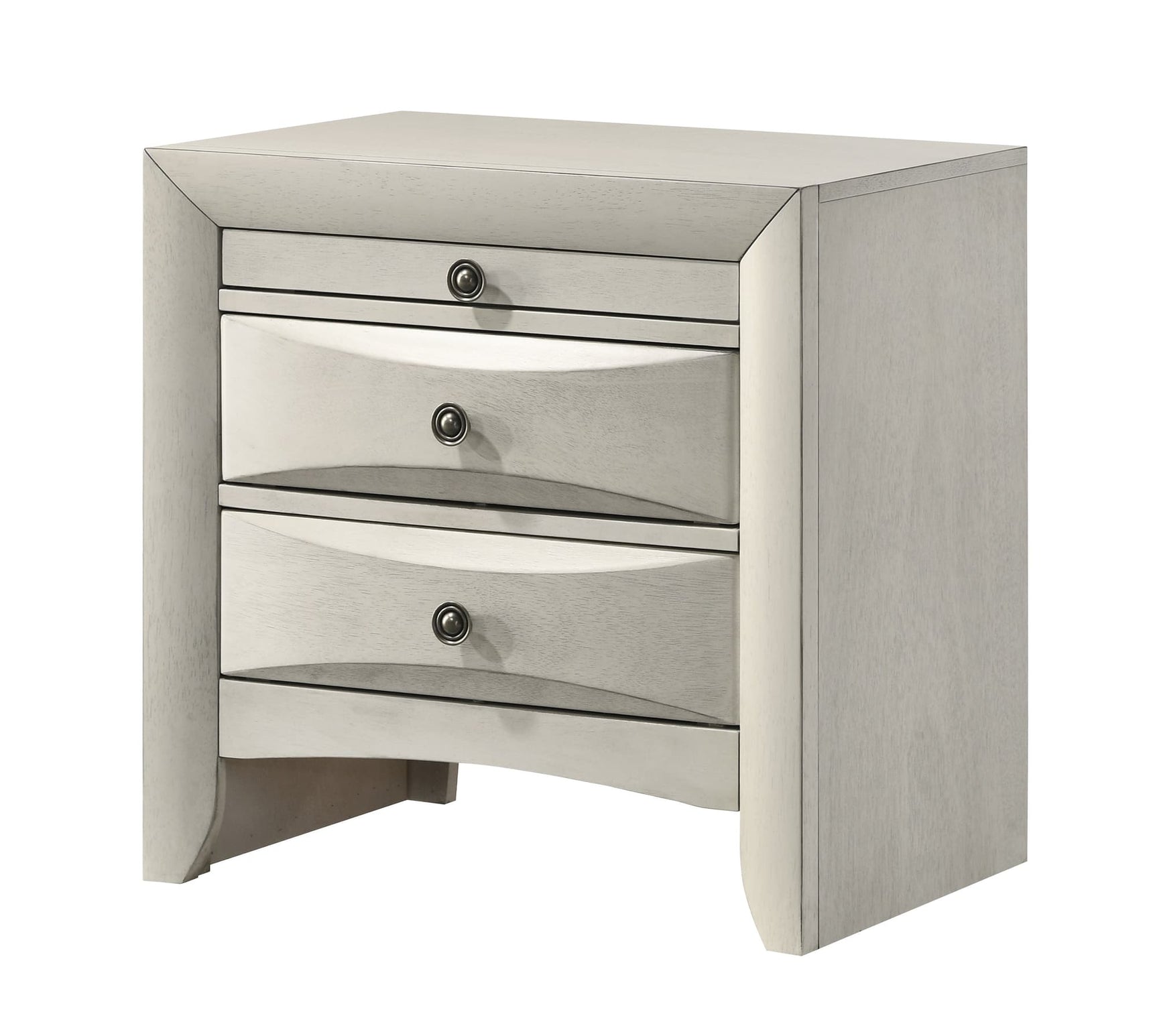 Emily White Nightstand front view