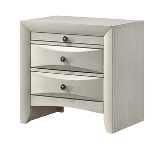 Emily White Nightstand front view