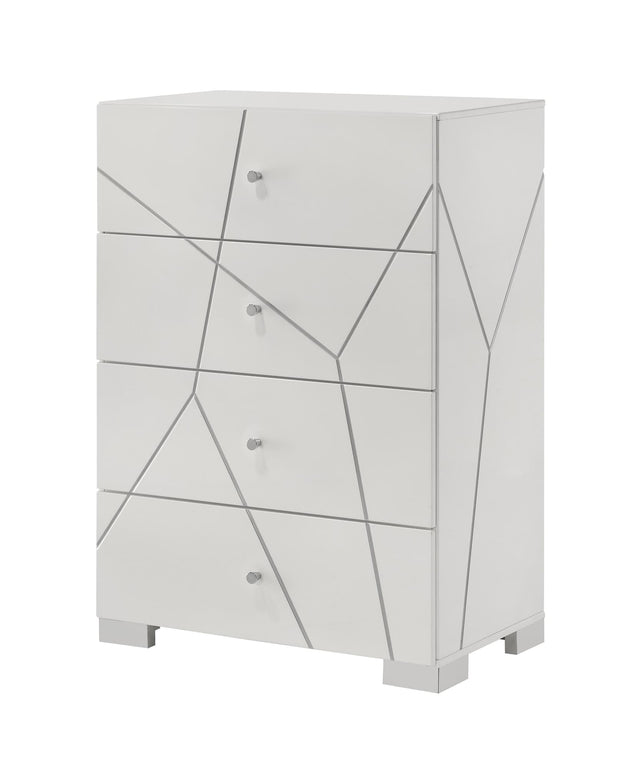Ayla White Chest angled view
