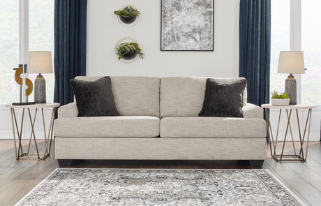 Vayda Pebble Chenille Sofa main front view