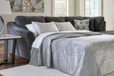 Biddeford Ebony 2-Piece Sleeper Sectional with Chaise, main view