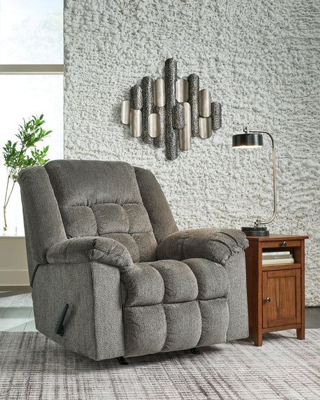 Kegler Putty Chenille Recliner main view