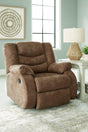 Main view of Partymate Brindle Faux Leather Recliner