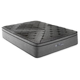 Montlake 15 inch Queen Cool Euro Top Foam Hybrid Mattress front view