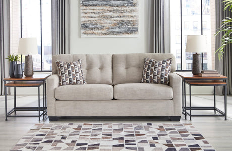 Mahoney Pebble Chenille Sofa main front view