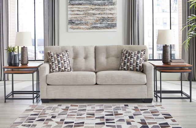 Mahoney Pebble Chenille Sofa main front view
