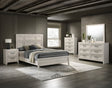 Lorraine Cream Panel Bedroom Set main bed view