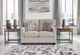 Mahoney Pebble Chenille Loveseat front angle