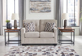 Mahoney Pebble Chenille Loveseat front angle