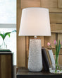 Chaston Antique White Table Lamp set front view