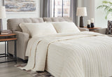 Mahoney Pebble Full Sofa Sleeper front angle