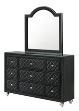 Cameo Black Dresser front view