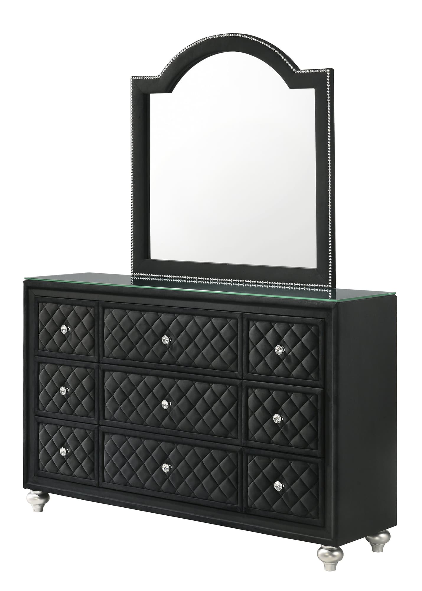 Cameo Black Dresser front view