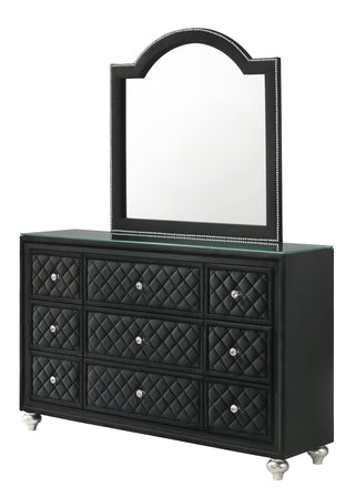 Cameo Black Dresser front view