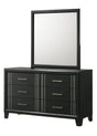 Charlie Charcoal Dresser front view with drawer detail