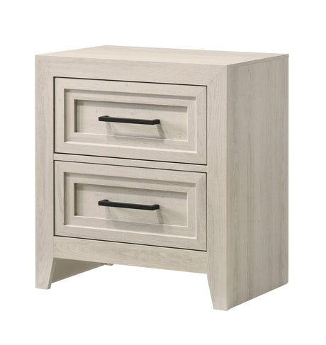 Lorraine Cream Nightstand front angle
