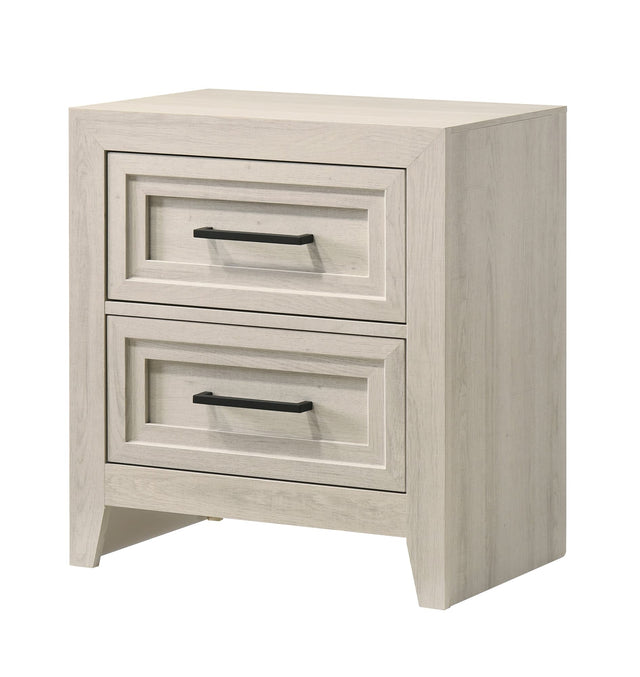 Lorraine Cream Nightstand front angle