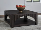 Yellink Cocktail Table black finish top view