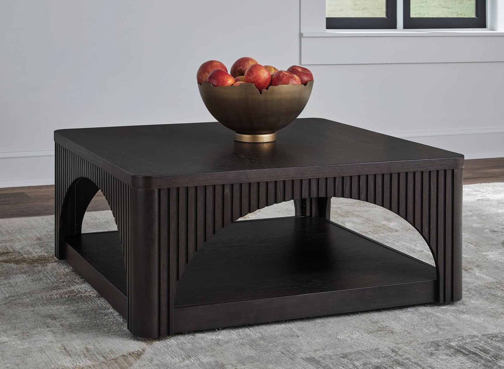 Yellink Cocktail Table black finish top view
