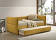 Philipa Gold Upholstered Daybed front view