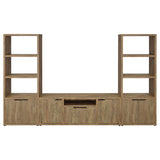 Tabby Entertainment Center with 60-inch TV Stand in Mango Finish front view