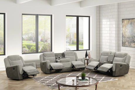 Lisa Gray 3-Piece Reclining Set front angle
